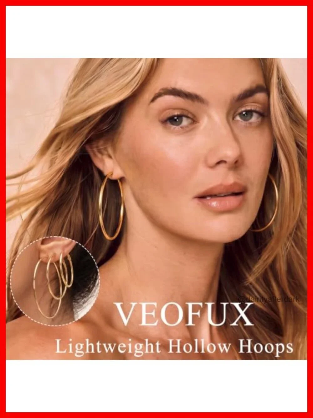 2MM Thin Gold Hoop Earrings for Women Hypoallergenic Lightweight